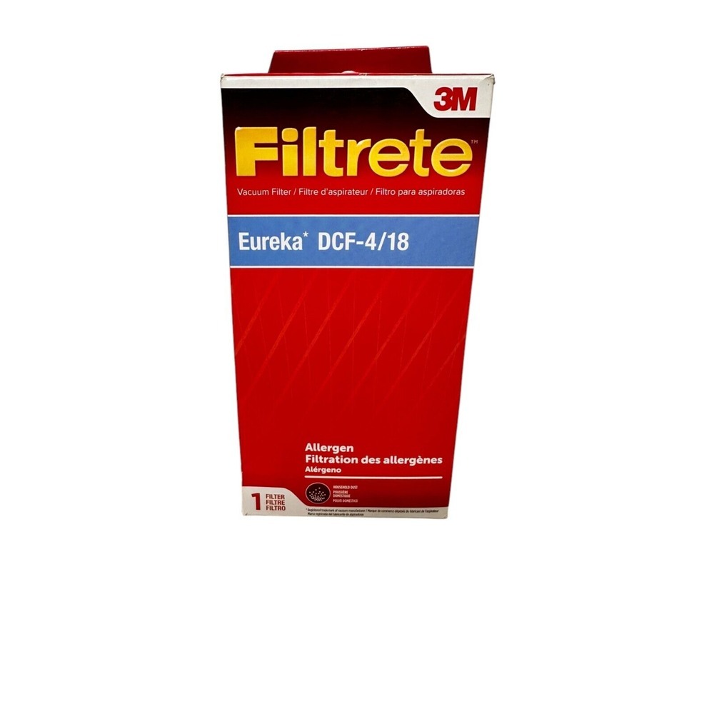 3M Filtrete Eureka HEPA Vacuum Filtre DCF-4 & DCF-18, 67814C - NEW